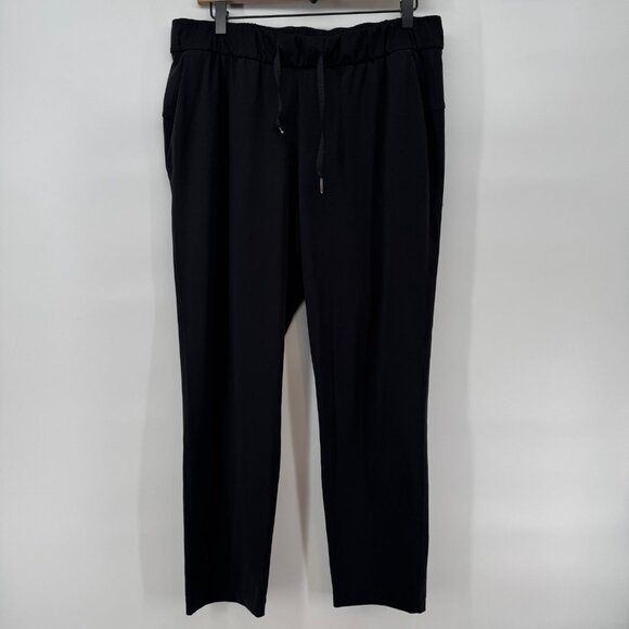 Lululemon Athletica Black Jogger Pants Size 10 - Picture 1 of 6